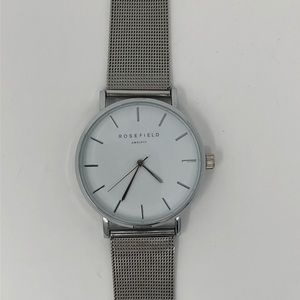 Rosefield NYC silver watch